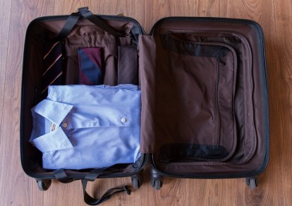 Shirt in a suitcase